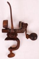 Fém vadásztöltény készítő szerkezet, 15x12 cm