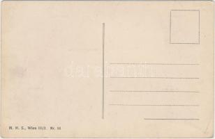Pozsony, Koronázási dombtér / Crowning square, automobile, M.M.S. Wien III/2. Nr. 14. Art Nouveau (E...