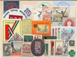 1916 30 db régi és modern magyar levélzáró