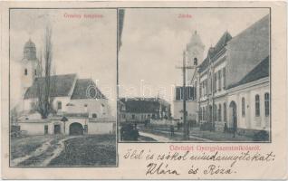 Gyergyószentmiklós, Örmény templom, Zárda, Kovács J. felvétele, Létz János kiadása / Armenian Church, Convent