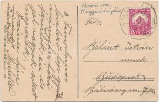 Magyarkimle, Kimle; Római katolikus népiskola, Római katolikus templom, Nátz Frigyes kiadása (EK)