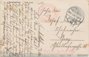 Szombathely, Deák park, Dukesz Jenő kiadása (fl)