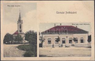 Petőháza, Római katolikus templom és elemi népiskola (r)