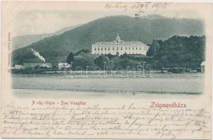 1899 Zsigmondháza, Vág völgye, Gansel Lipót kiadása / River (EK)
