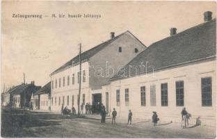 Zalaegerszeg, Huszárlaktanya, Komlós M. Miksa kiadása