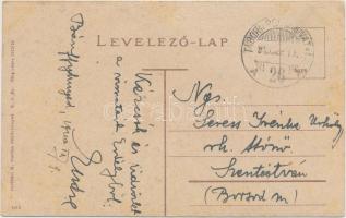 Bánffyhunyad, Király utca, Hirschfeld Ferenc üzlete, Ábrahám M. kiadása / street, shop (Rb)