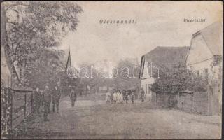 Olcsvaapáti, utca, kiadja Hangya (fa)