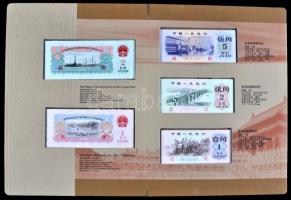 Kína 1965. 10Y + 1960. 5Y+2Y+1Y + 1972. 5J (2x) + 1962. 2J (2x) + 1J (4x) + 1953. 1F+2F+5F + 1981. 1...