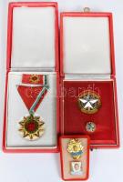 1970. "Felszabadulási Jubileumi Emlékérem" zománcozott kitüntetés mellszalaggal, szalagsáv...