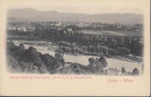 Zsolna, Sillein; a Kassa-Oderberg vasút mentén, an der K.O.B. Eisenbahnlinie; kiadja Geruska Pál