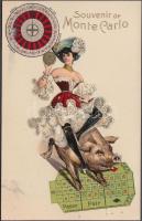 Monte Carlo Roulette, Emb. litho (pinhole)