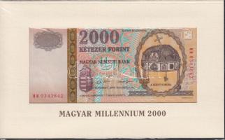 2000. 2000Ft "Millenium" T:I Eredeti bontatlan díszcsomagolásban!