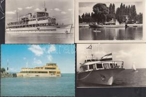 20 db MODERN motívumlap; hajók a Balatonon / 20 modern unused motive cards; ships in the Lake Balaton