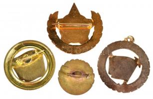 ~1960. "Hűség a néphez, hűség a párthoz" zománcozott kitüntetés, szign.: Ságvári + "K...