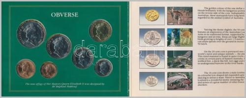 Ausztrália 1985. 1c-1$ 7db-os forgalmi sor dísztokban T:BU
Australia 1985. 1 Cent, 2 Cents, 5 Cents,...