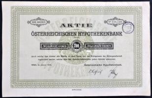 Ausztria / Innsbruck 1912. "Mittenwaldbahn" vasúti kötvény 1000K-ról és 2000K-ról német ny...