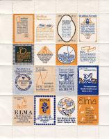 1915 ELMA levélzáró 16-os ív