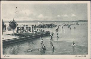 Siófok, Strandfürdő, fürdőzők (EK)