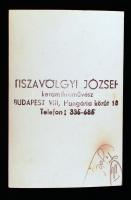 Tiszavölgyi József: Férfi akt, pecséttel jelzett, 6x9 cm