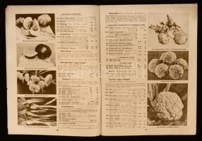 1941 A Monori mag monori nagykereskedésének tavaszi képes főárjegyzéke, 96p