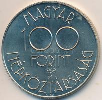 1989. 100Ft "1990 Labdarúgó VB - kézfogás" T:BU Adamo EM107