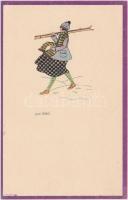 Skiing, Serie 4. s: Anny Tekauz (EK)