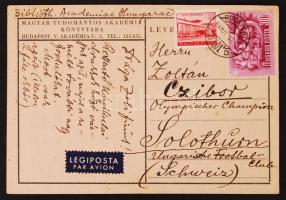 1954 Futball VB, Czibor Zoltán édesapja által küldött levél Zoltánnak, érdekes kérésekkel