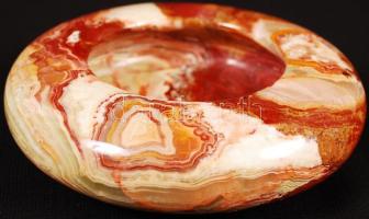Achát hamutál szép állapotban, d: 13 cm /
agate ashtray, d: 13 cm