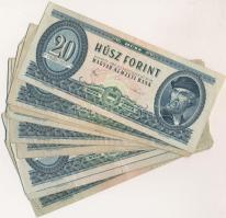 1962-1980. 20Ft (13x) T:III,III-