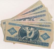 1962-1980. 20Ft (13x) T:III,III-