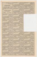 Balatonfüred 1926. "Balatonvidéki Villamosművek Részvénytársaság" részvény 20P-ről, száraz...