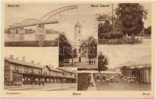 Barcs, Dráva híd, Takarék, vasútállomás, strand