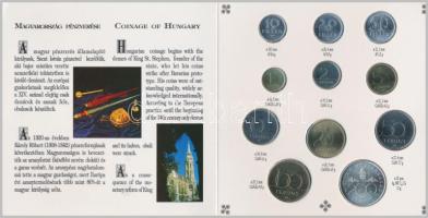 1993. 10f-200Ft 11klf darabos forgalmi sor dísztokban, benne 200Ft Ag "MNB", "Magyarország pénzérméi" sorozat T:BU