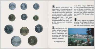 1993. 10f-200Ft 11klf darabos forgalmi sor dísztokban, benne 200Ft Ag "MNB", "Magyaro...