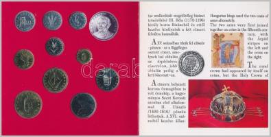 1994. 10f-200Ft 11klf darabos forgalmi sor dísztokban, benne 200Ft Ag "Deák" T:BU