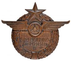 ~1960. "A Balesetmentes Közlekedésért" Br felcsavarozható jelvény, III. fokozat, 7319. sorszám (82x97mm) T:2