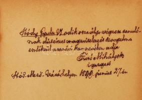 Gaal Mózes: Kazinczy Ferenc élete és költészete. Bp.-Pozsony, Stampfel Károly. Belsejében ajánlással...