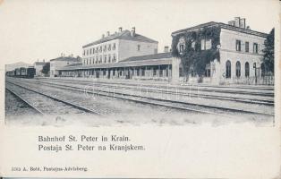 Sveti Petar na Krasu, St Peter in Krain; railway station