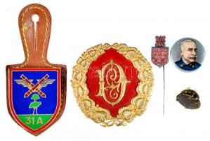 DN 5db klf külföldi jelvény, közte "Whitehead", "31A Drago" jelvények T:vegyes