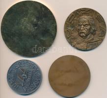 Renner Kálmán (1927-1994) 1977. "Sopron" Br plakett (60mm) + Lapis András (1942-) 1980. &q...