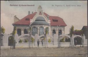 Újszentanna, Dr. Popovics E. Aurél orvos háza / doctor's apartment