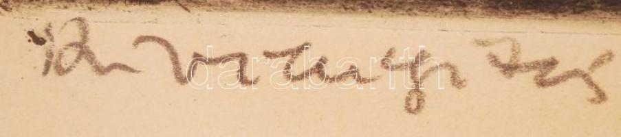 Olvashatatlan jelzéssel: Halászbástya. Litográfia, papír, üvegezett keretben, 31×42 cm