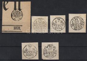 6db újságkivágás szignettával