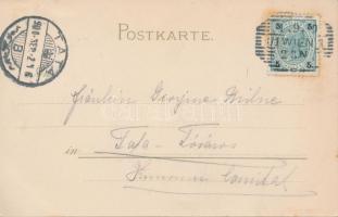 Lawn-Tennis 'Meissner & Buch Künstlerpostkarten Serie 1039' litho s: B. Wennerberg