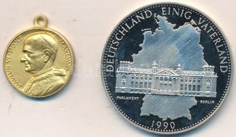 4db klf külföldi emlékérem, jelvény: Németország 1990. "Német Egység - Berlini Parlament" ...