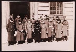 1921 A Nemzeti Hadsereg vezérkara. Fotó. Későbbi nagyítás 12x16 cm