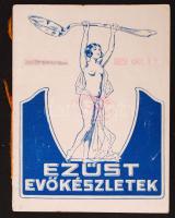 1928 Ezüst evőeszközkészlet katalógus 12p.