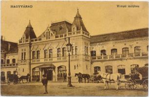 Nagyvárad, Vasúti indóház / railway station (Rb)