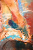 Kömpöczi Balogh Endre (1911-1977): Balerina. Vegyes technika, papír, jelzett, üvegezett keretben, 44...