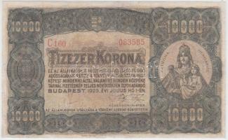 1923. 10.000K "Magyar Pénzjegynyomda Rt." T:restaurált